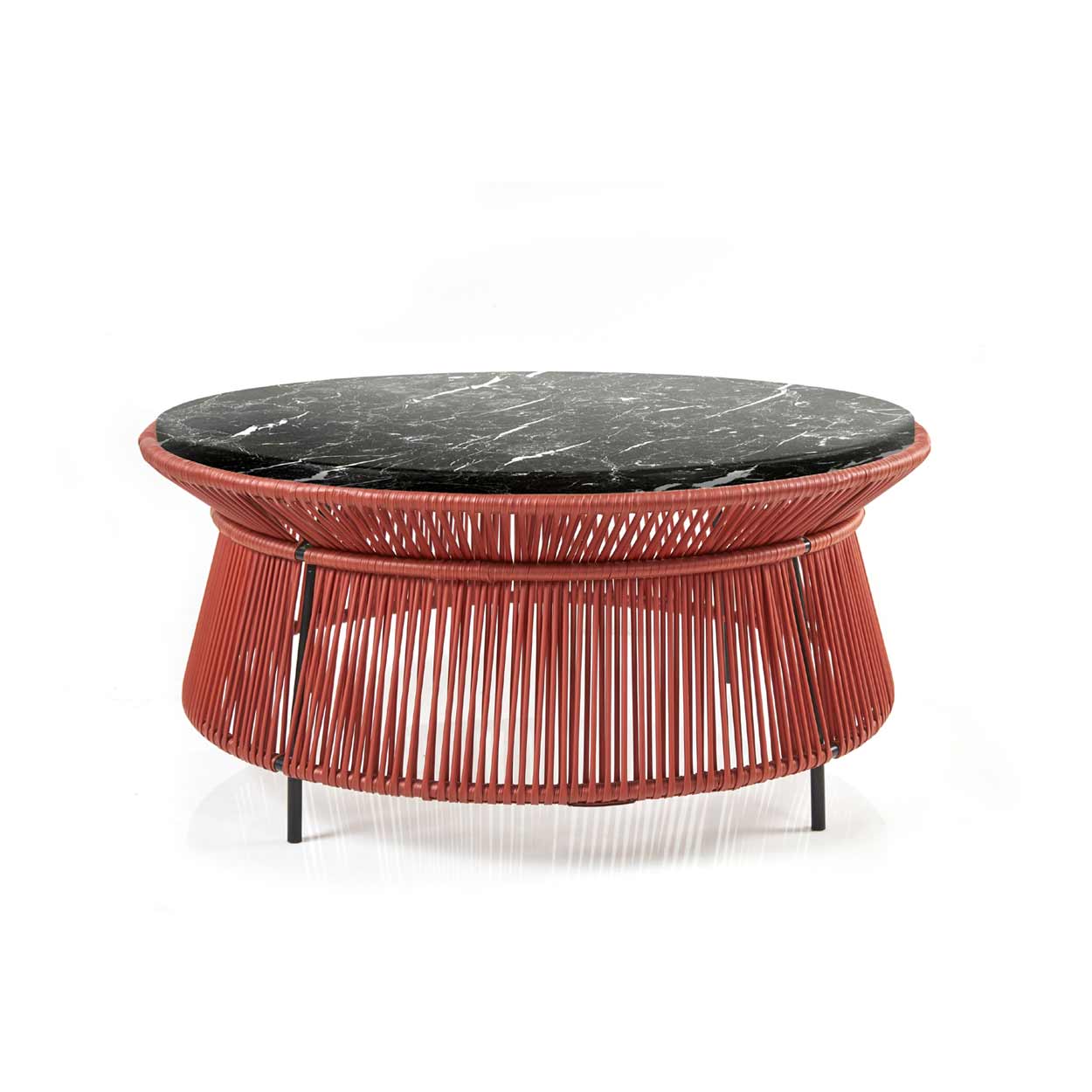 Caribe Chic - Low Side Table Marble
