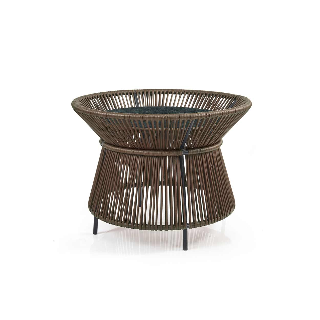Caribe Chic - Basket Table Marble